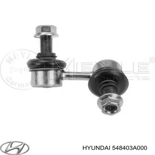 Стійка стабілізатора переднього, права 548403A000 Hyundai/Kia