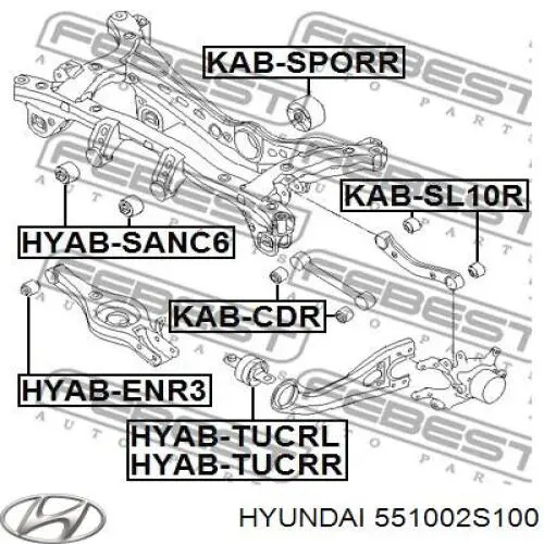 Купити 1225IX35RR Febest Важіль задньої підвіски поперечний