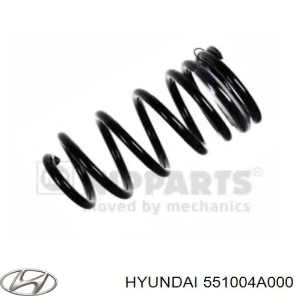 Пружина задня 551004A000 Hyundai/Kia