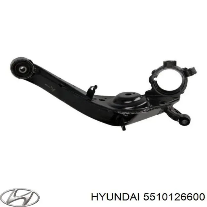 Важіль/тяга задньої підвіски подовжній нижній, правий Hyundai Santa Fe 1 (Хендай Санта фе)