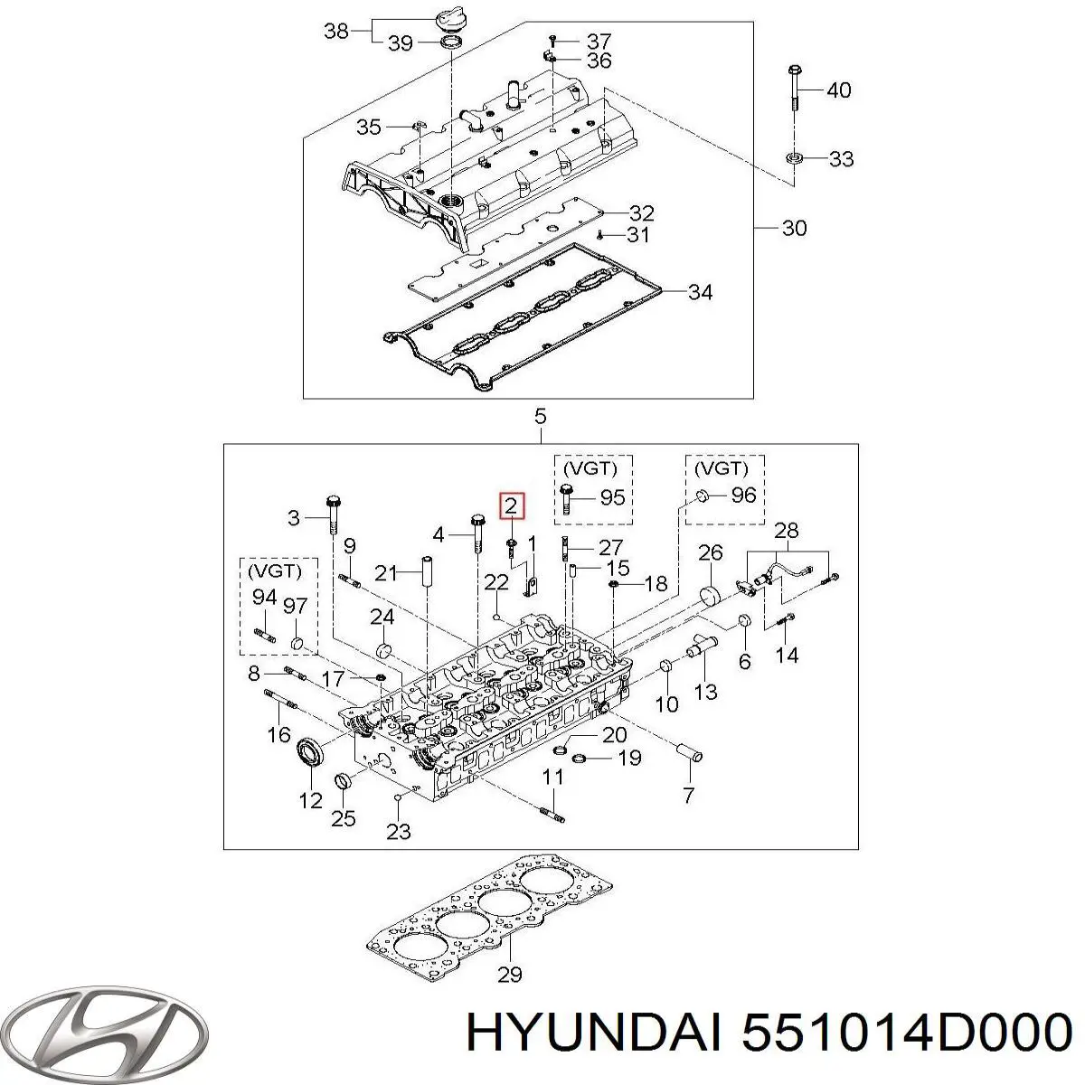 Купити 551014D000 Hyundai/Kia 
