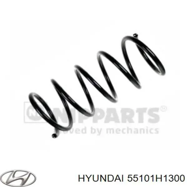 55101H1300 Hyundai/Kia Пружина підвіски задня