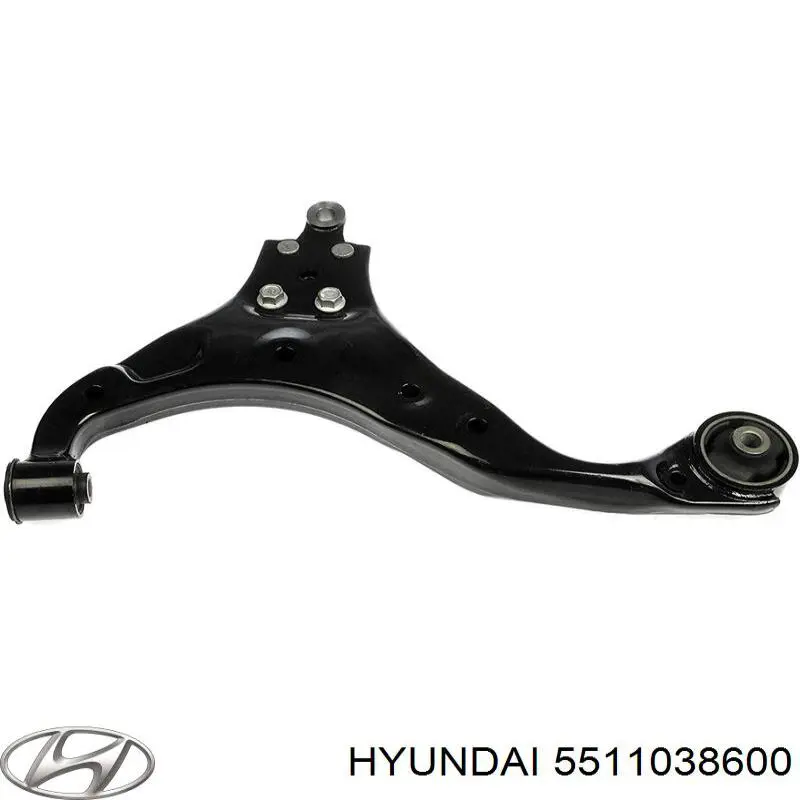 Важіль задньої підвіски верхній, лівий 5511038600 Hyundai/Kia