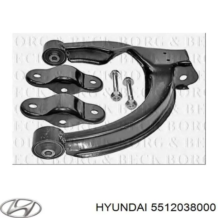 Купити 5512038000 Hyundai/Kia Важіль задньої підвіски верхній, правий