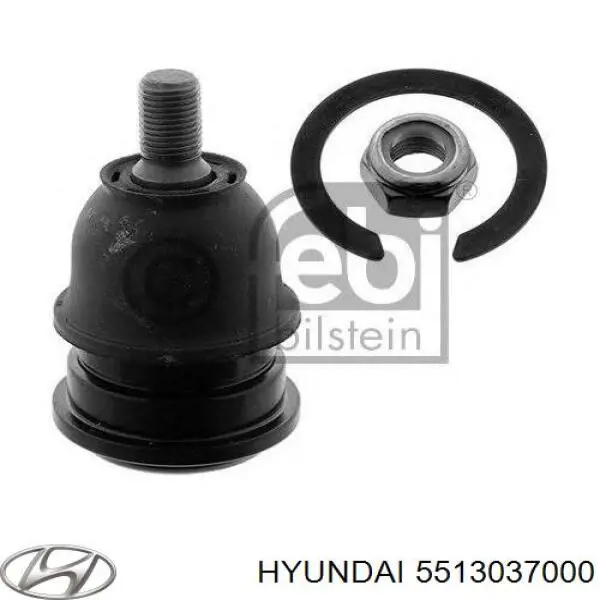 Шарова опора задньої підвіски, нижня 5513037000 Hyundai/Kia