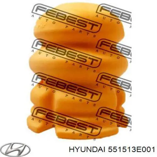 Купити 551513E001 Hyundai/Kia Буфер-відбійник амортизатора заднього