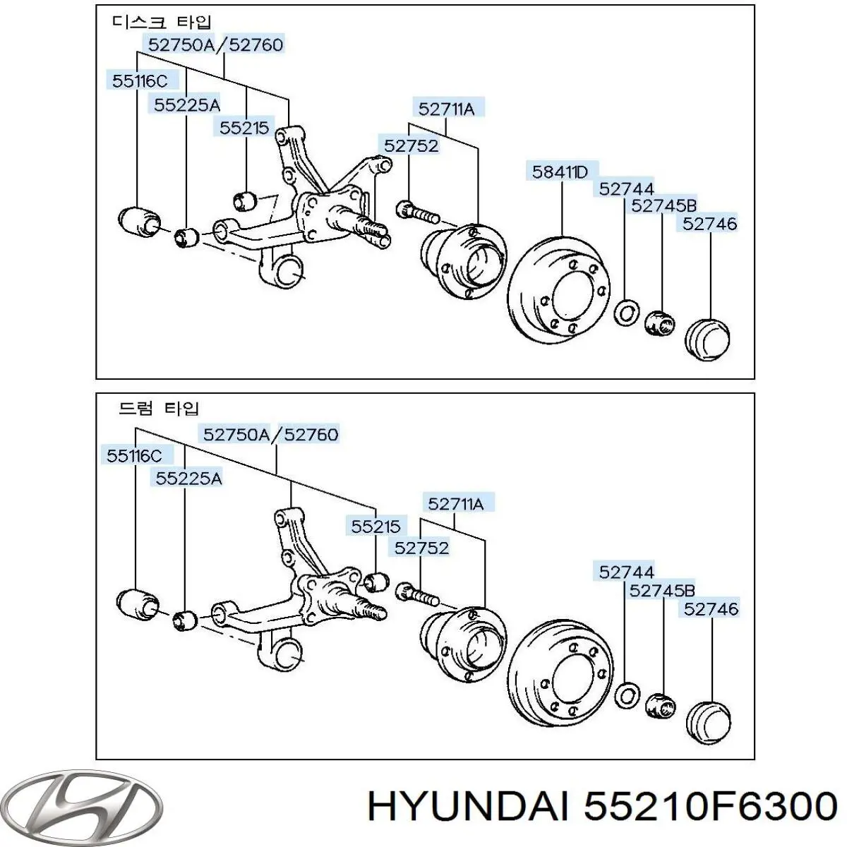  Hyundai/Kia 55210F6300 ціна, від 251.48 USD