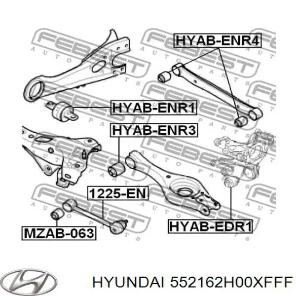 Сайлентблок задньої підвіски Caster RXS3191