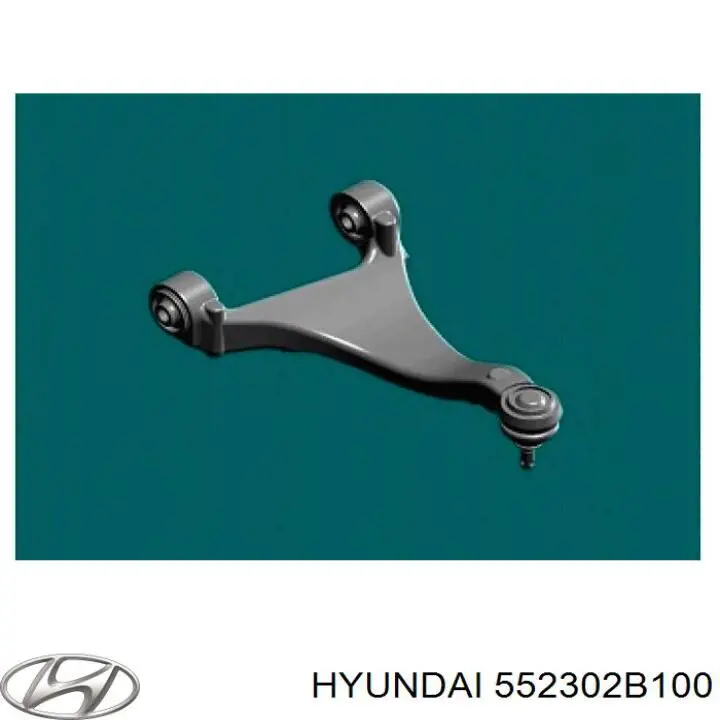 Купити 552302B100 Hyundai/Kia Важіль задньої підвіски верхній, лівий