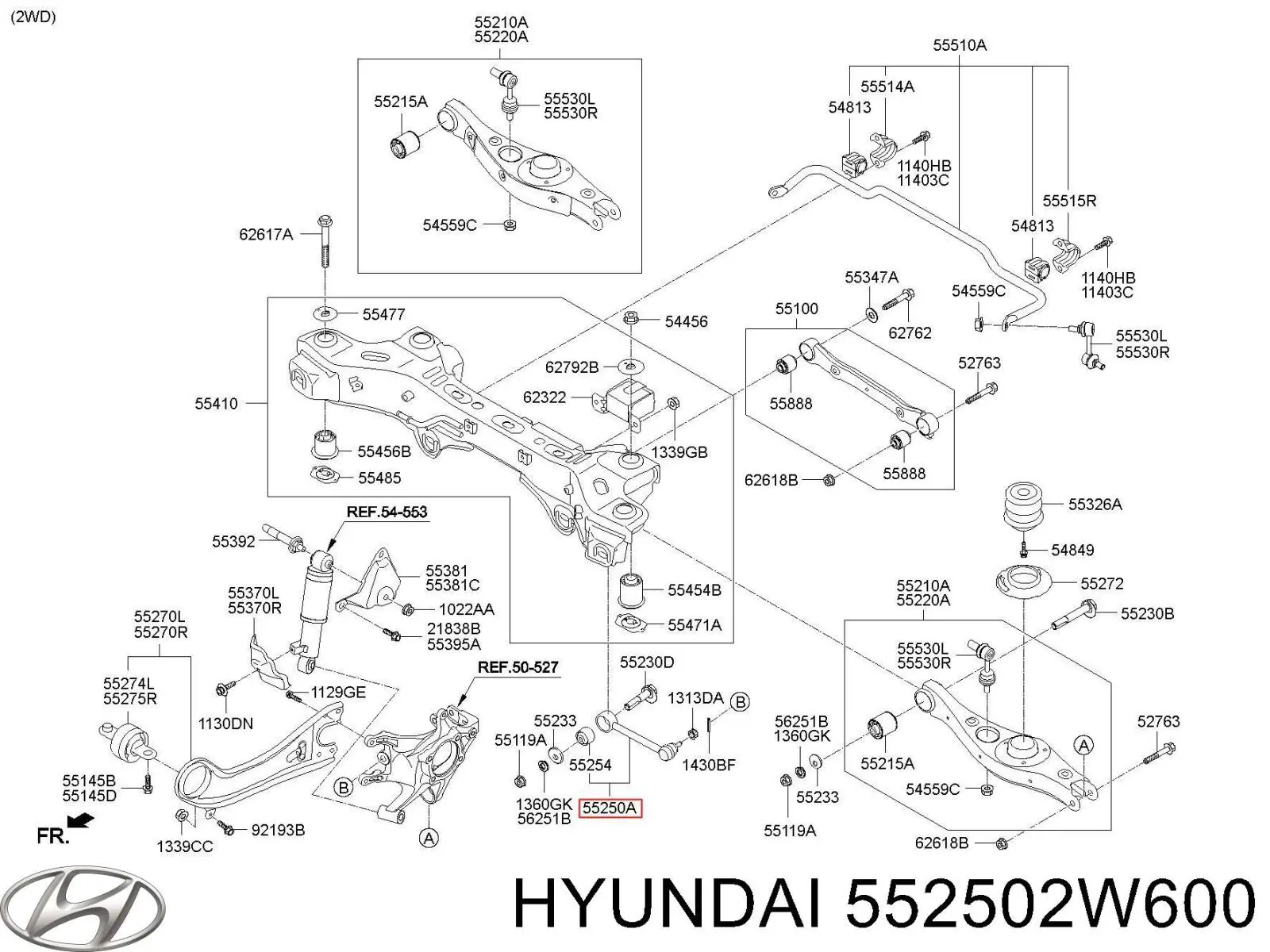 Купити 552502W600 Hyundai/Kia 