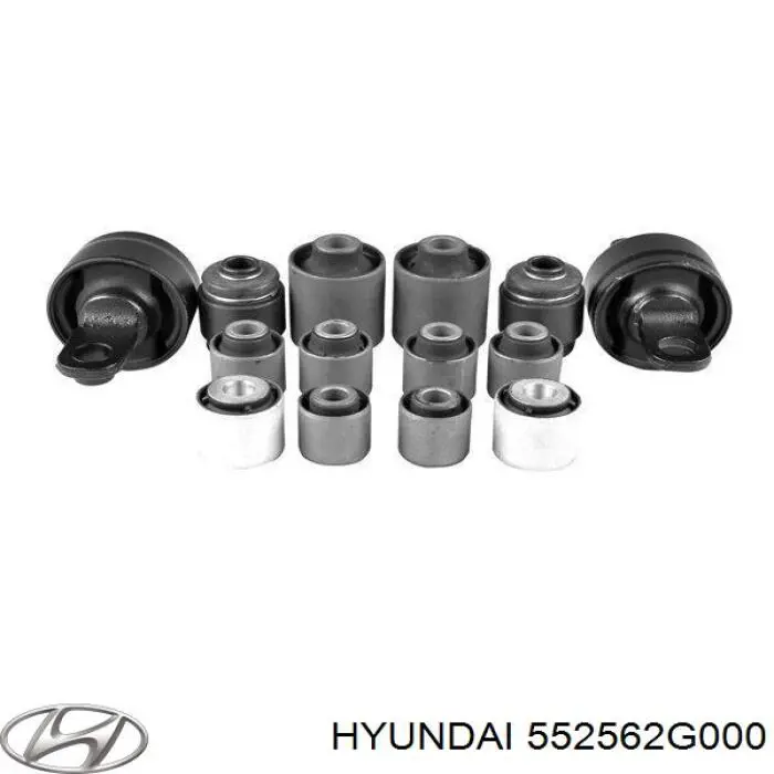 Сайлентблок заднього поперечного важеля, внутрішній Hyundai/Kia 552562G000