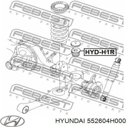Купити 552604H000 Hyundai/Kia Відбійник задньої ресори