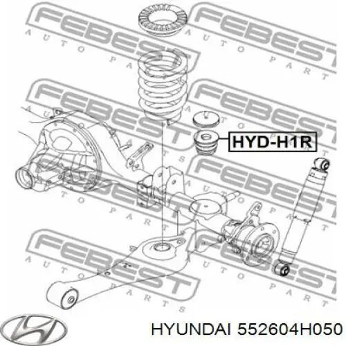 Відбійник задньої ресори 552604H050 Hyundai/Kia