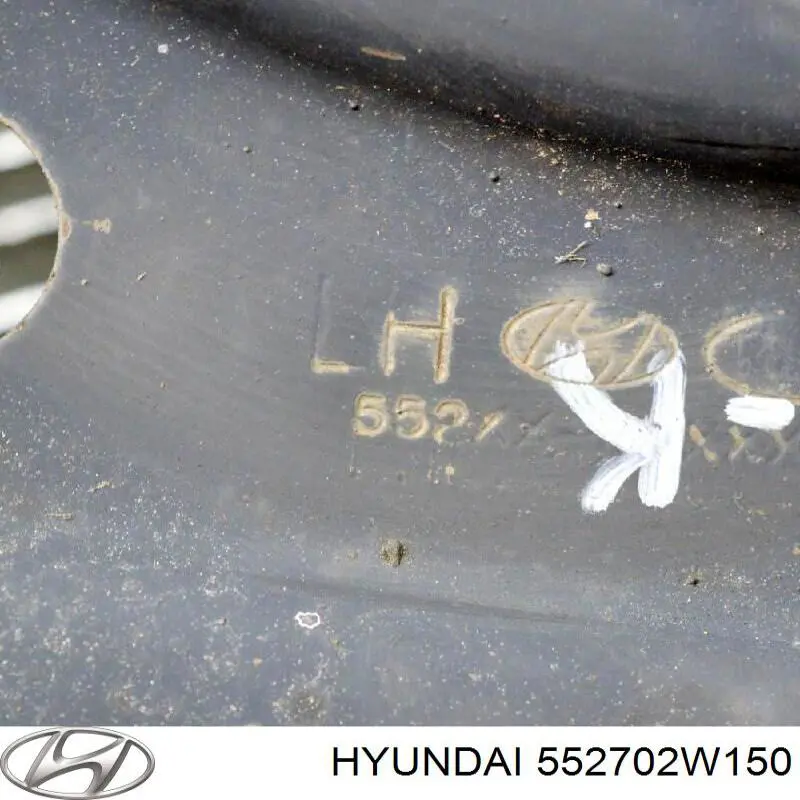 552702W150 Hyundai/Kia Важіль/тяга задньої підвіски подовжній нижній, лівий