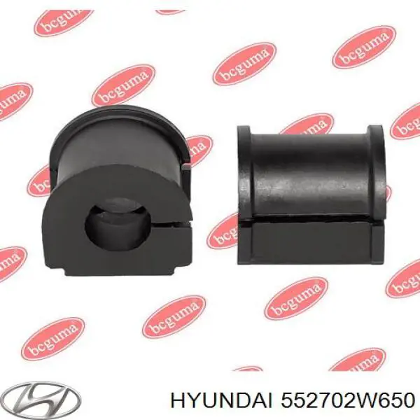 552702W650 Hyundai/Kia Важіль/тяга задньої підвіски подовжній нижній, лівий