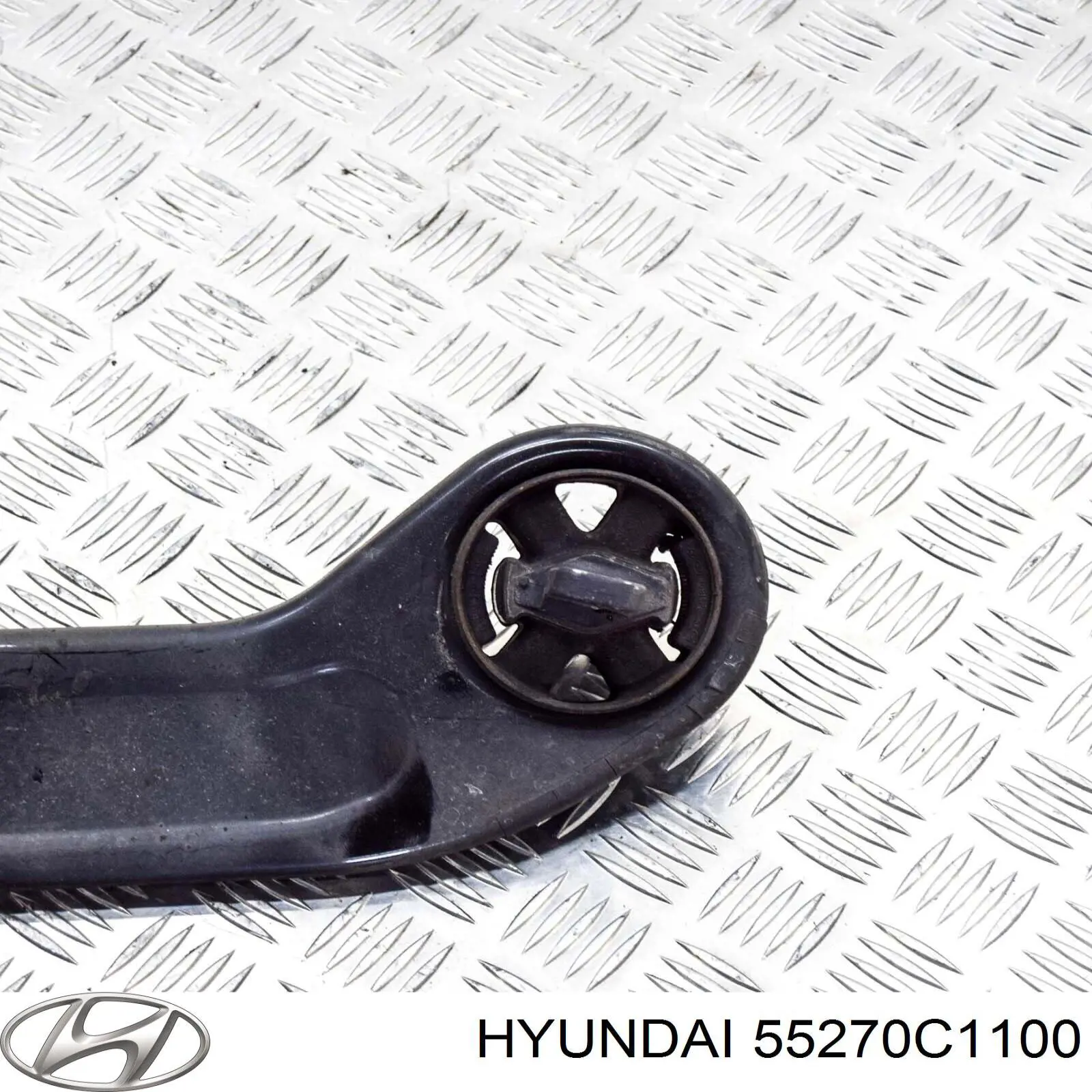 55270C1100 Hyundai/Kia Важіль/тяга задньої підвіски подовжній нижній, лівий