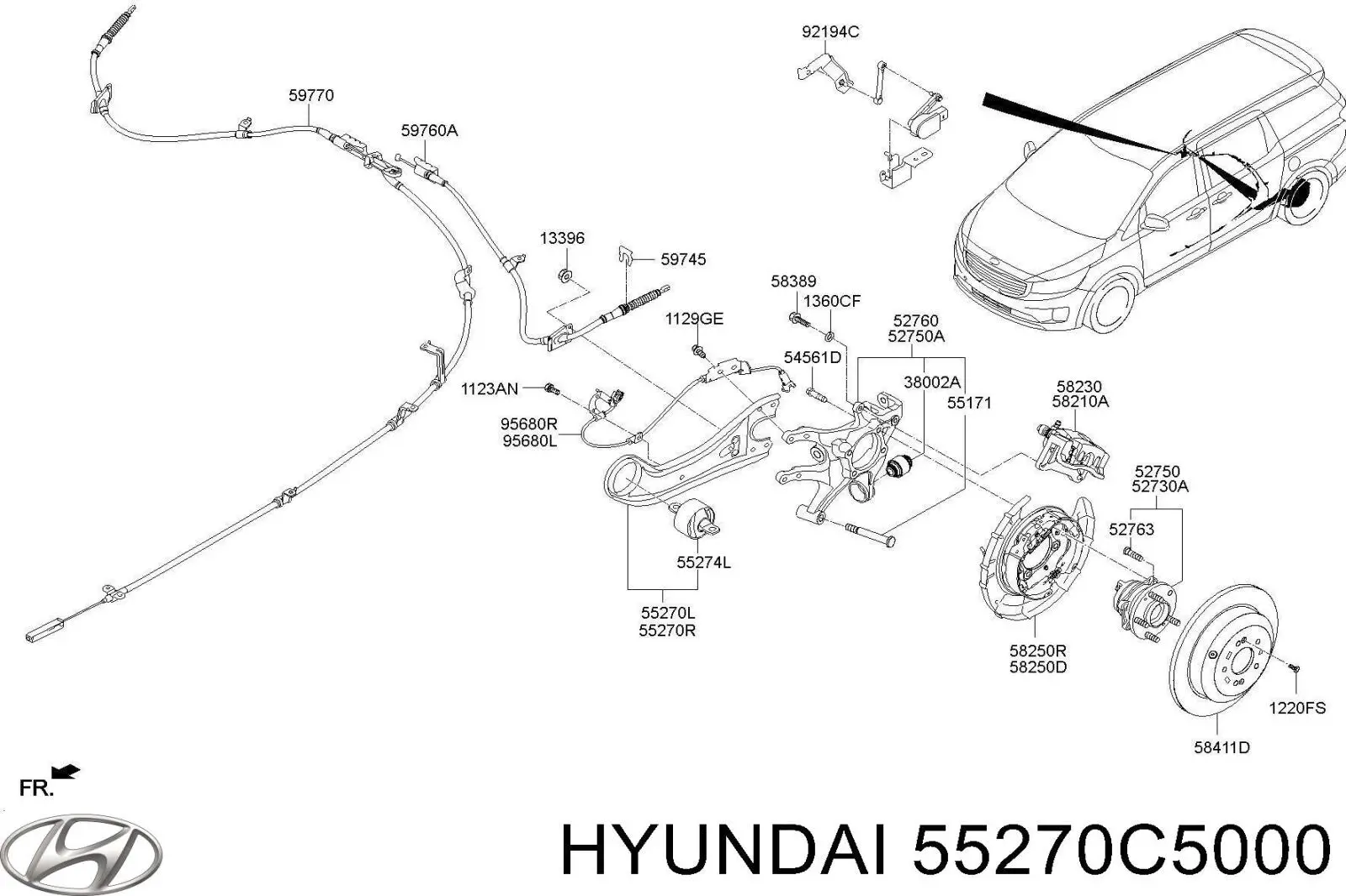 Купити 55270C5000 Hyundai/Kia 