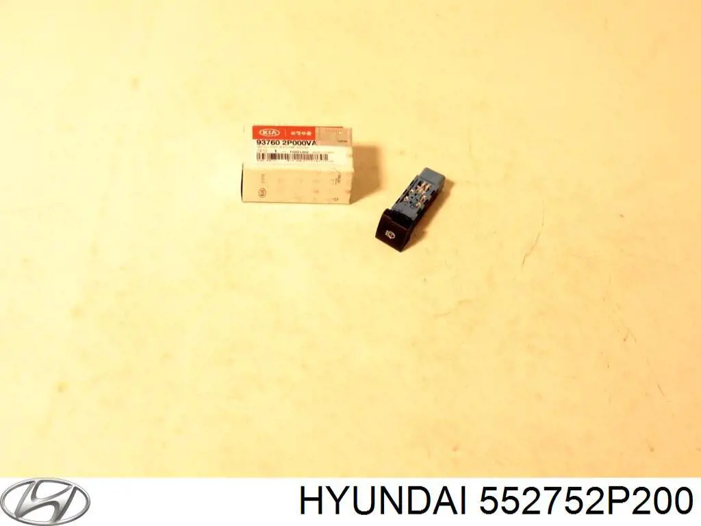 552752P200 Hyundai/Kia Сайлентблок заднього поздовжнього важеля, передній