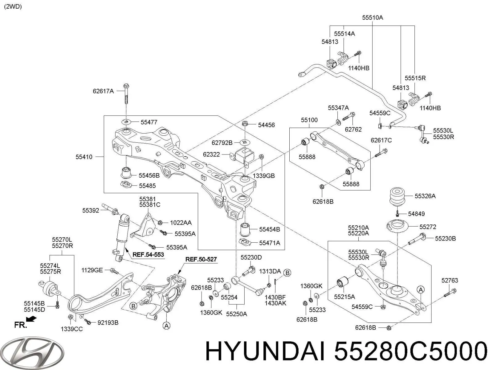 55280C5000 Hyundai/Kia 