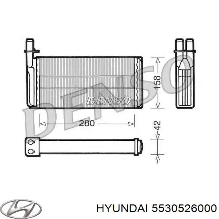 5530526000 Hyundai/Kia амортизатор задній