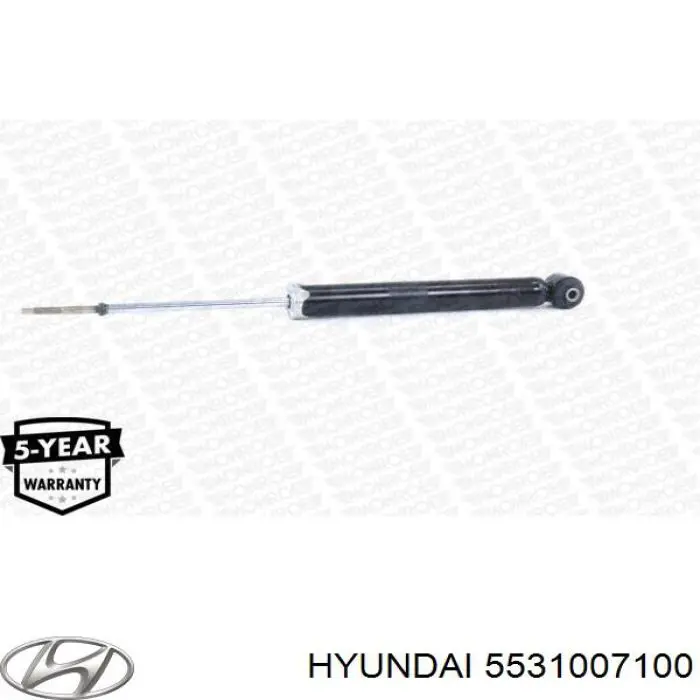 Амортизатор задній Hyundai/Kia 5531007100 ціна, від 26.26 USD