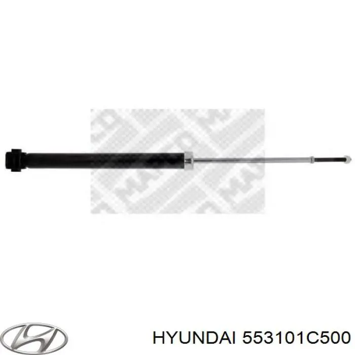Амортизатор задній Hyundai/Kia 553101C500 ціна, від 25.68 USD