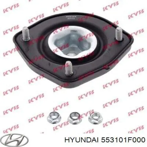 Опора пружини задньої лівої Hyundai/Kia 553101F000 ціна, від 17.45 USD