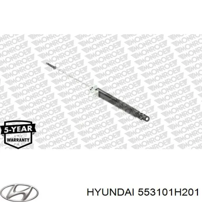 Амортизатор задній Hyundai/Kia 553101H201 ціна, від 19.26 USD