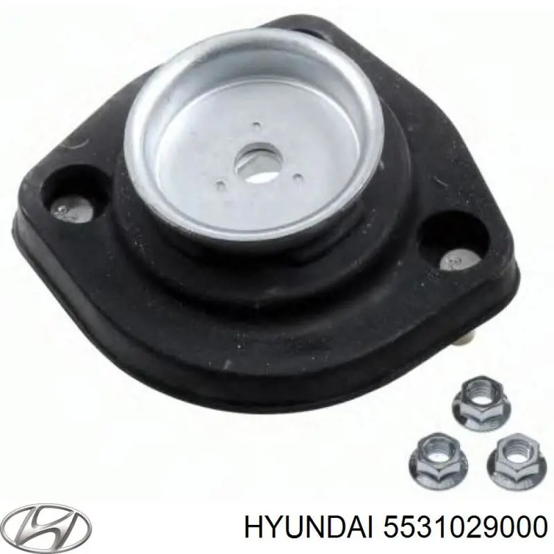 5531029000 Hyundai/Kia опора амортизатора заднього, лівого
