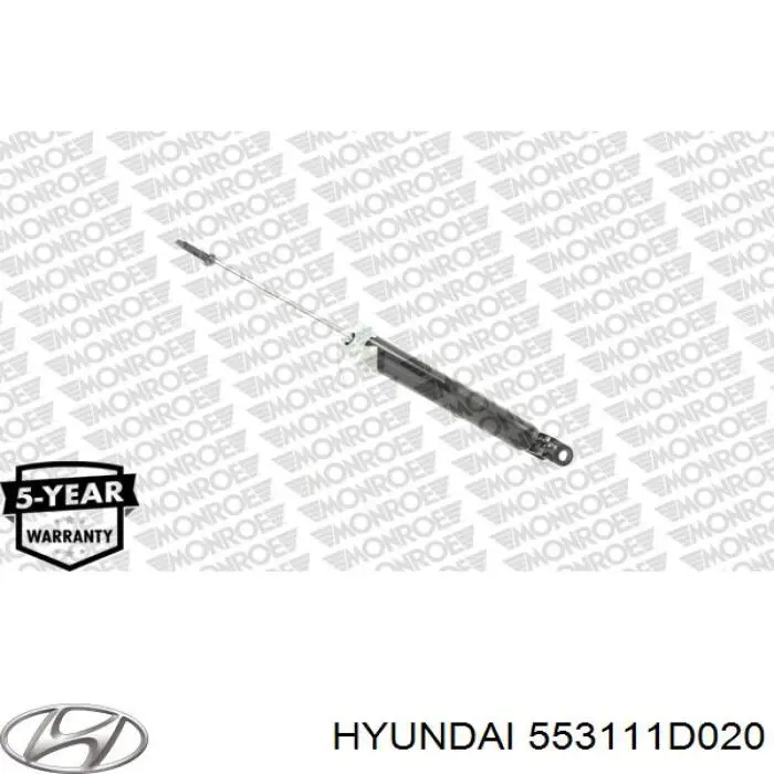 Купити 553111D020 Hyundai/Kia Стійка амортизатора задня