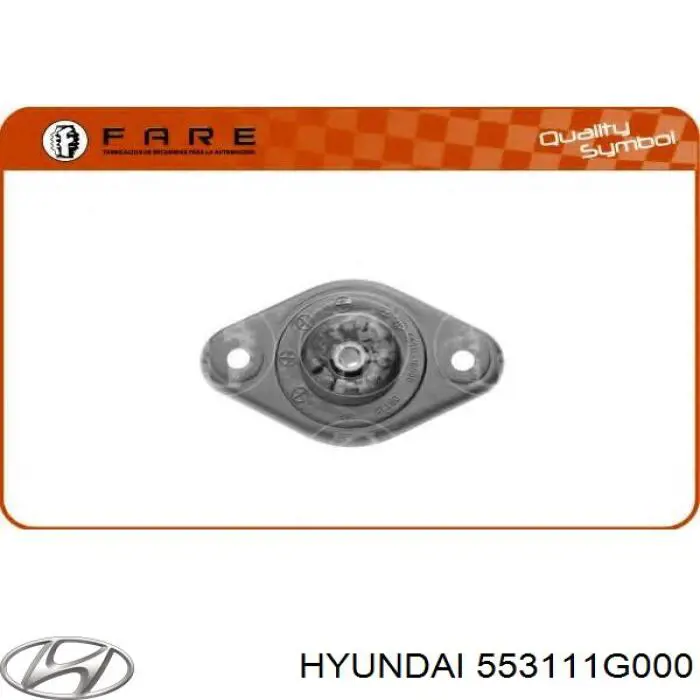 553111G000 Hyundai/Kia опора амортизатора заднього
