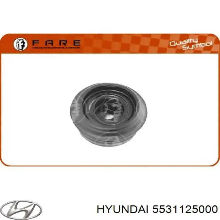 Опора амортизатора заднього 5531125000 Hyundai/Kia