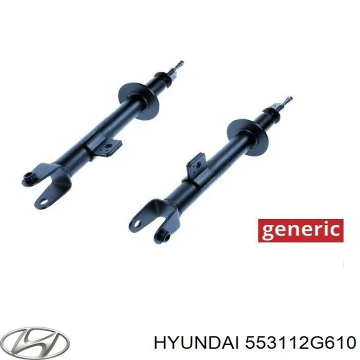 Купити 553112G610 Hyundai/Kia Стійка амортизатора задня