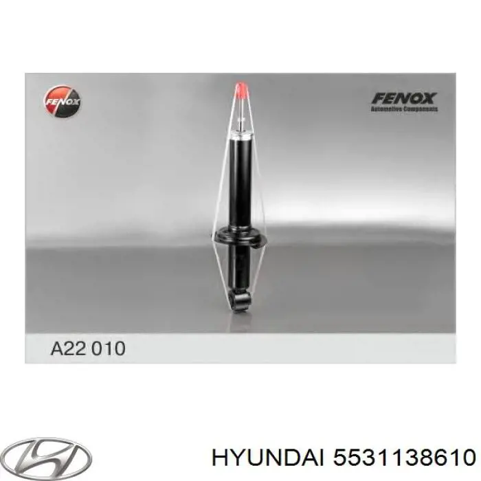 Амортизатор задній Hyundai/Kia 5531138610 ціна, від 28.24 USD