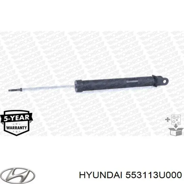 Амортизатор задній Hyundai/Kia 553113U000 ціна, від 21.58 USD