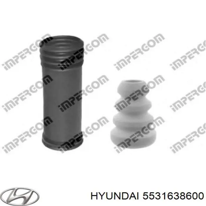 5531638600 Hyundai/Kia пильник амортизатора заднього