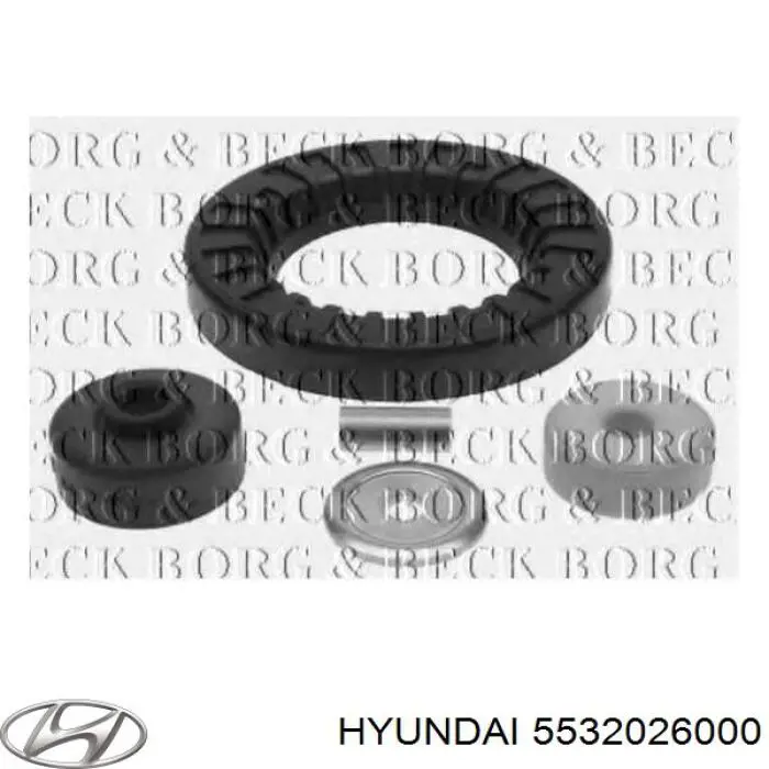 5532026000 Hyundai/Kia Втулка амортизатора заднього