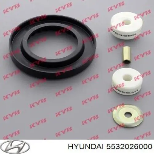 Втулка амортизатора заднього Hyundai/Kia 5532026000 ціна, від 5.29 USD