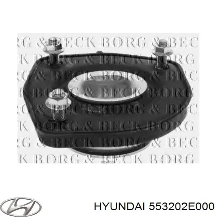 Опора пружини задньої правої Hyundai/Kia 553202E000 ціна, від 12.67 USD