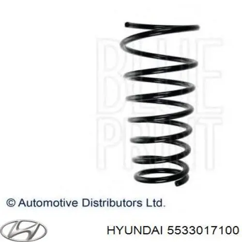 Задні пружини 5533017100 Hyundai/Kia