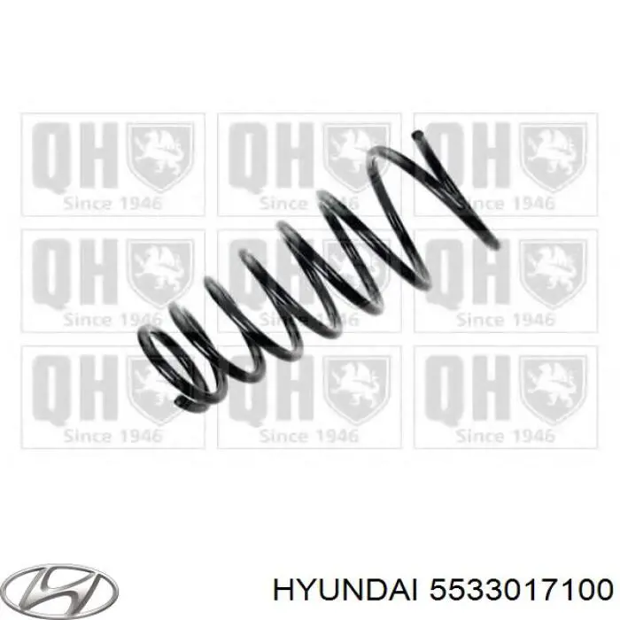Пружина задня Hyundai/Kia 5533017100 ціна, від 39.20 USD