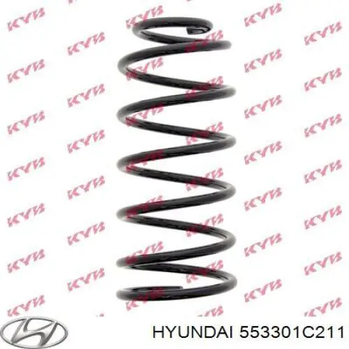 Пружина задня Hyundai/Kia 553301C211 ціна, від 23.05 USD