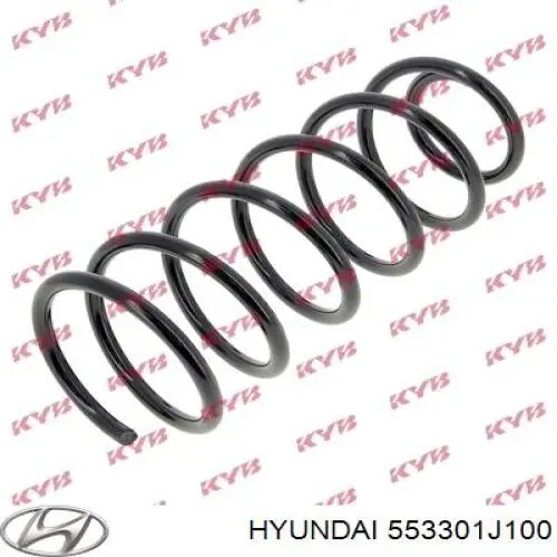 553301J100 Hyundai/Kia Пружина підвіски задня