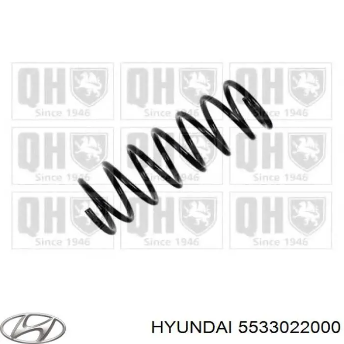 Купити 5533022000 Hyundai/Kia Задні пружини
