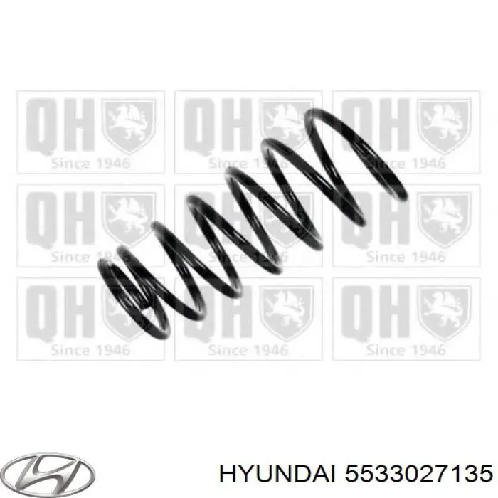 Задні пружини 5533027310 Hyundai/Kia