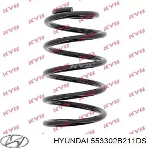 553302B211DS Hyundai/Kia Пружина підвіски задня