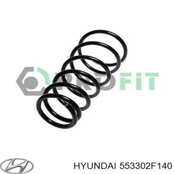 Пружина задня Hyundai/Kia 553302F140 ціна, від 20.27 USD