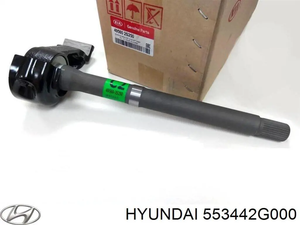 Проставка (гумове кільце) пружини задньої, нижня Hyundai/Kia 553442G000 ціна, від 10.14 USD