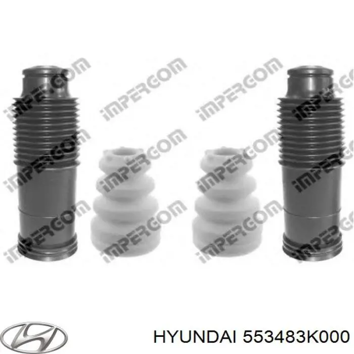 Буфер-відбійник амортизатора заднього Hyundai Sonata (NF) (Хендай Соната)