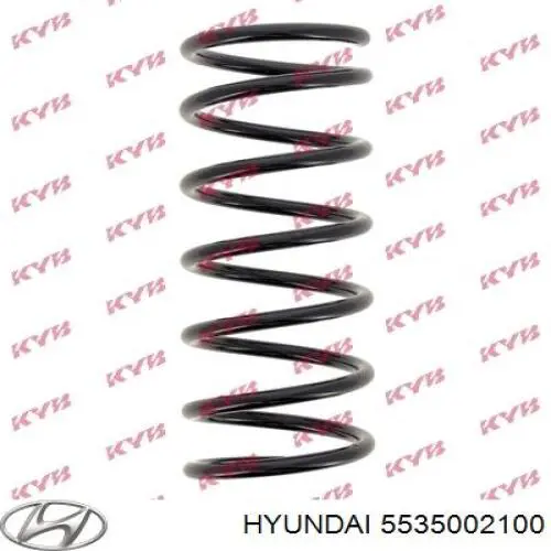 Пружина задня Hyundai/Kia 5535002100 ціна, від 23.41 USD